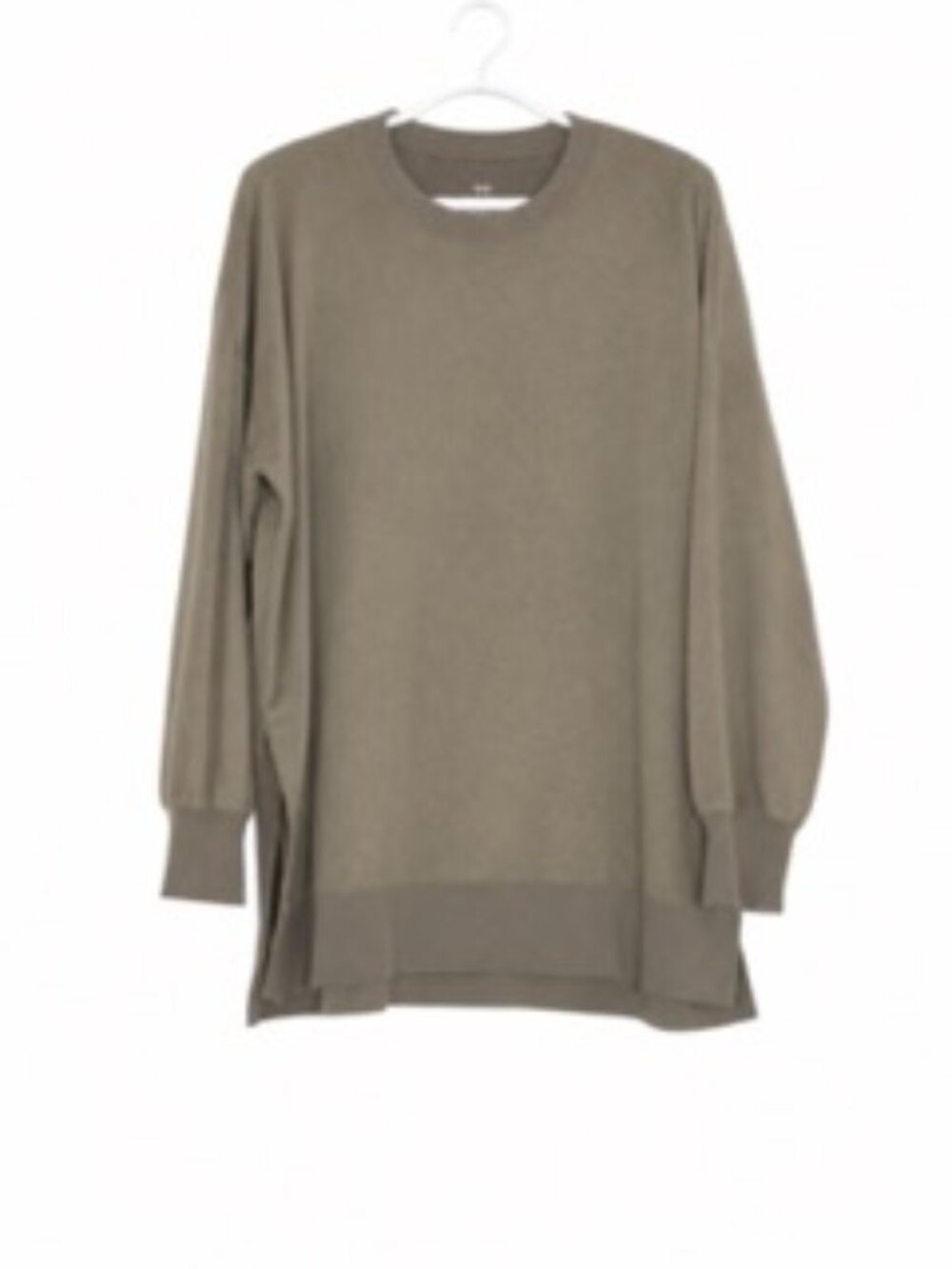 AERIE Oversized Cozy Athleisure Desert Sweatshirt in Army Green Size M